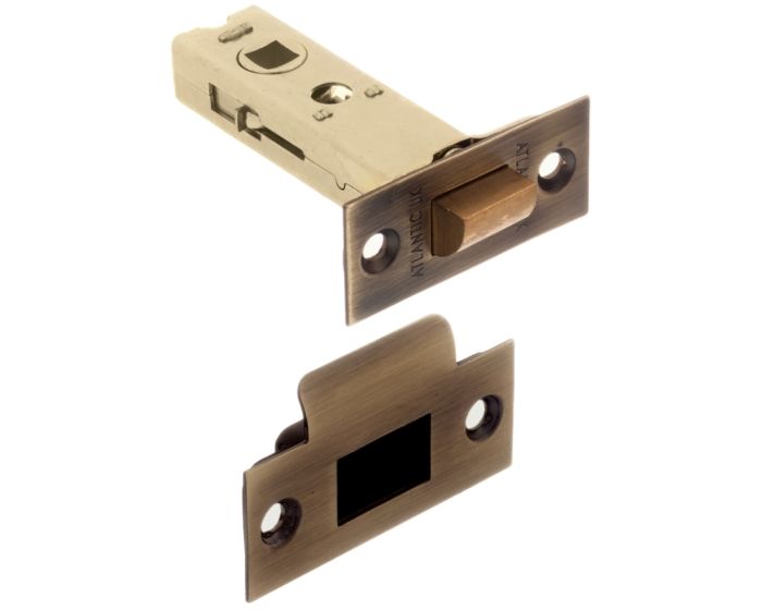 3" Internal Door Latch - Antique Brass