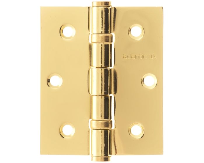 Polished Brass 3" Butt Hinge Pair