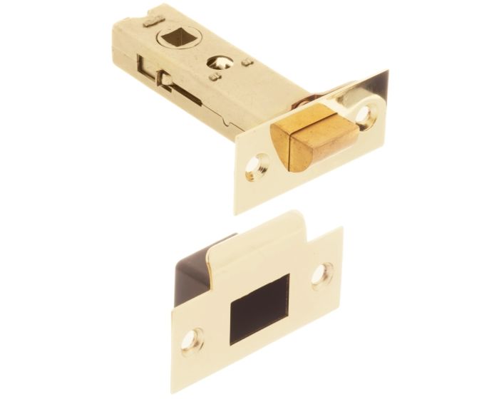 3" Internal Door Latch - Polished Brass