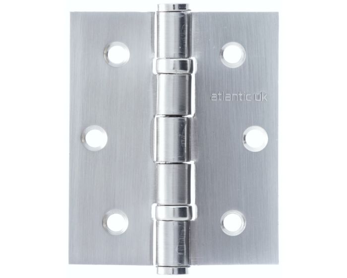 Satin Chrome 3" Butt Hinge Pair