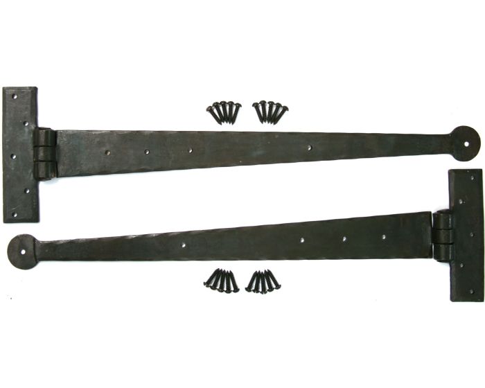 Handforged T Hinge Pair - Various Sizes