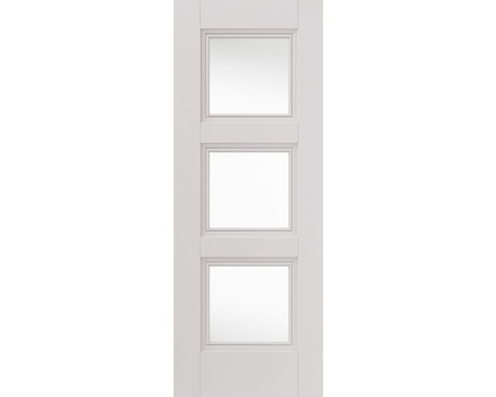 Catton White Primed Clear Glazed Internal Door