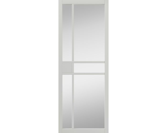 City White Clear Glass Internal Door