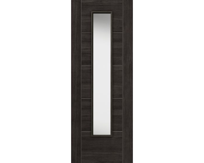 Tigris Cinza Glazed Dark Grey Laminate Internal Door