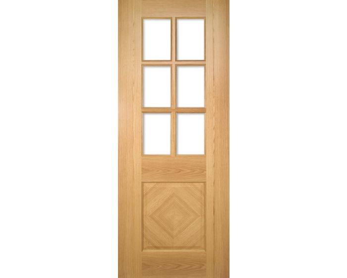 Kensington Internal Prefinished Glazed Oak Door