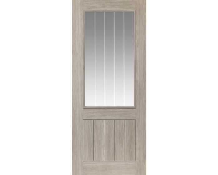 Colorado Light Grey Glazed Laminate Internal Door