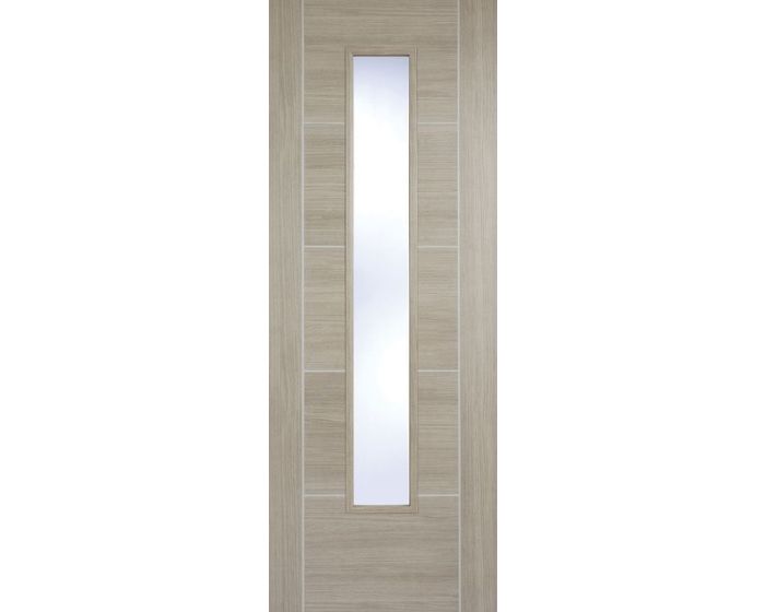 Vancouver Light Grey Laminated Glazed Internal Door