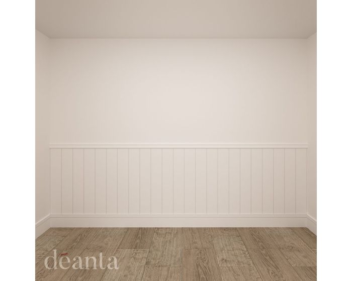 White Primed Madingley Wall Panelling 