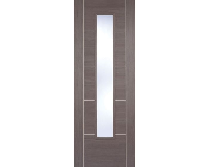 Vancouver Medium Grey Glazed Laminate Door