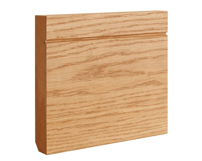 Oak Veneer Shaker Skirting Boards Pack Of 4