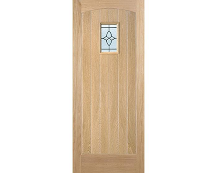 Cottage Oak Glazed External Door