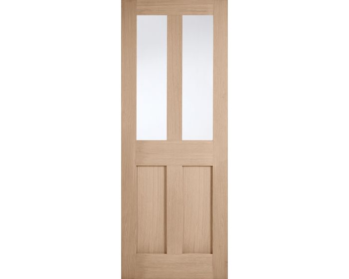 London Flat 4P Prefinished Oak Glazed Internal Door