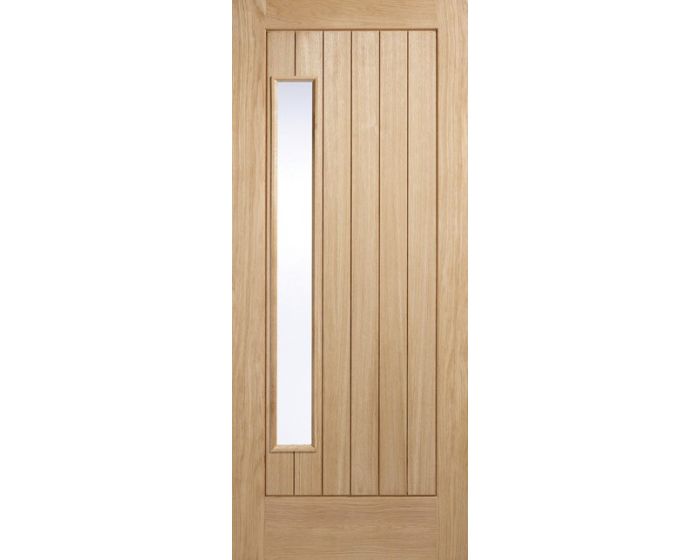 Newbury Oak Glazed External Door
