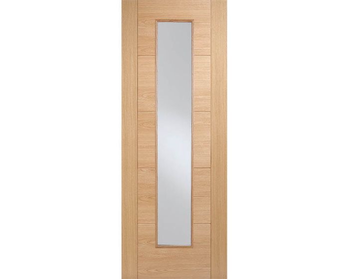 Vancouver Prefinished Oak Long Light Glazed Internal Door