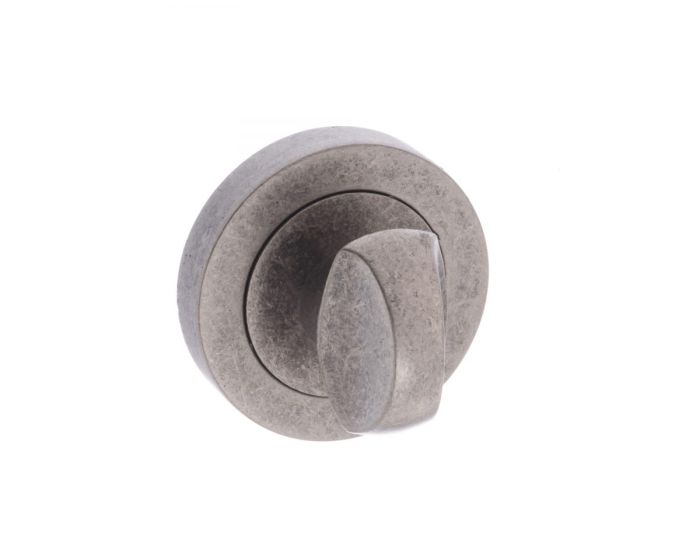 Round WC Turn and Release - Distressed Silver