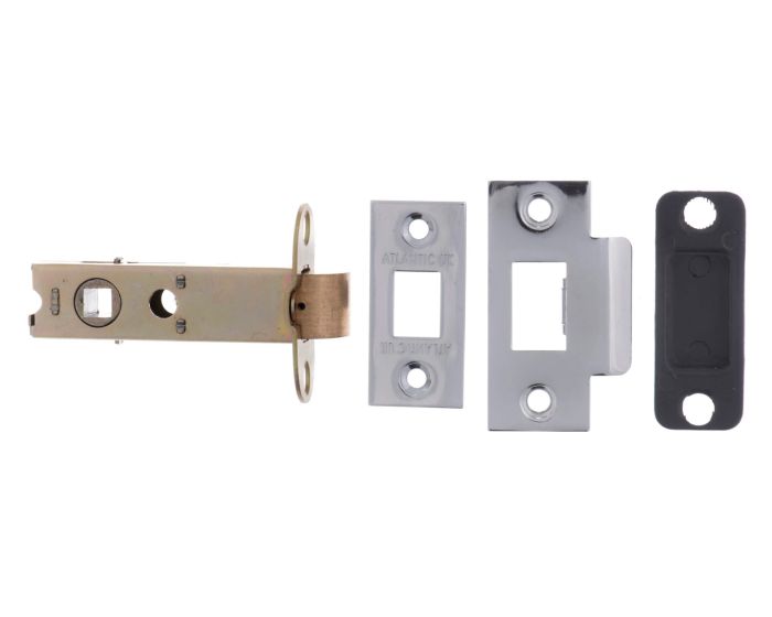 3" Internal Door Latch - Polished Chrome