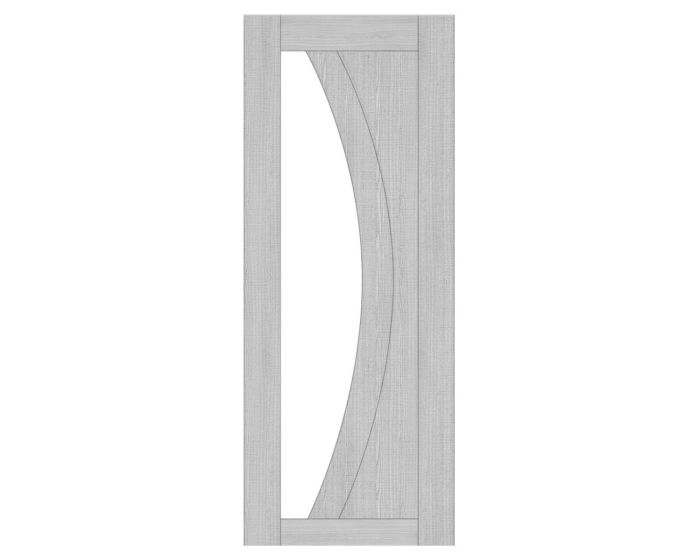 Ravello Prefinished Light Grey Ash Glazed Internal Door