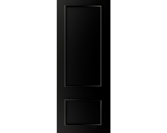 Sandringham Black Prefinished Internal Door
