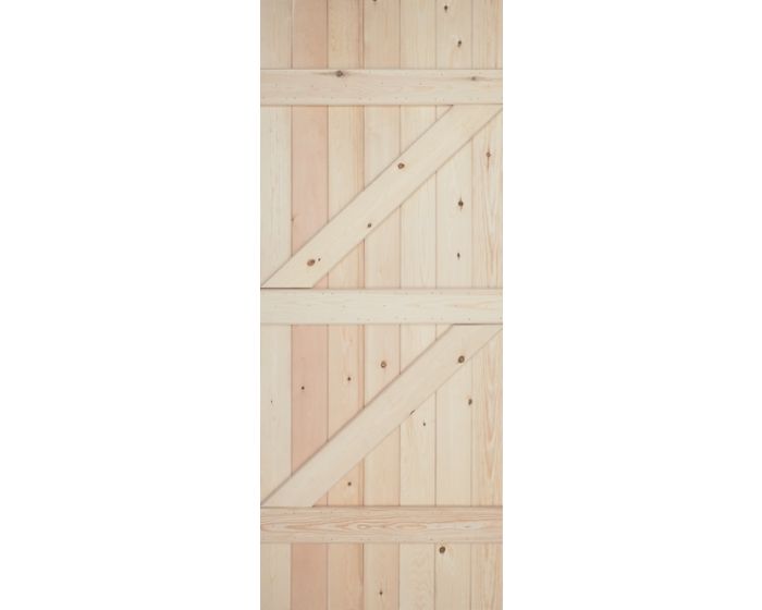 Solid Ledge & Brace V Groove Internal Pine Doors