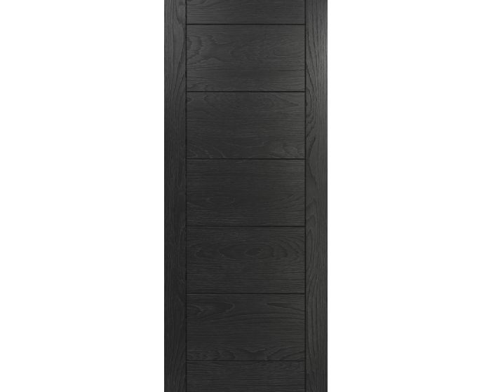 Deanta Seville Brushed Black Oak FD30 Internal Door