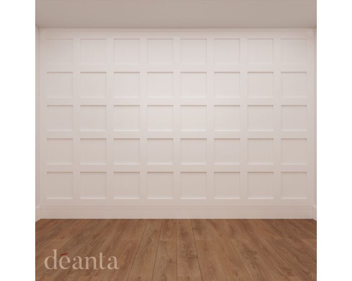 Deanta White Primed Shaker Wall Panelling