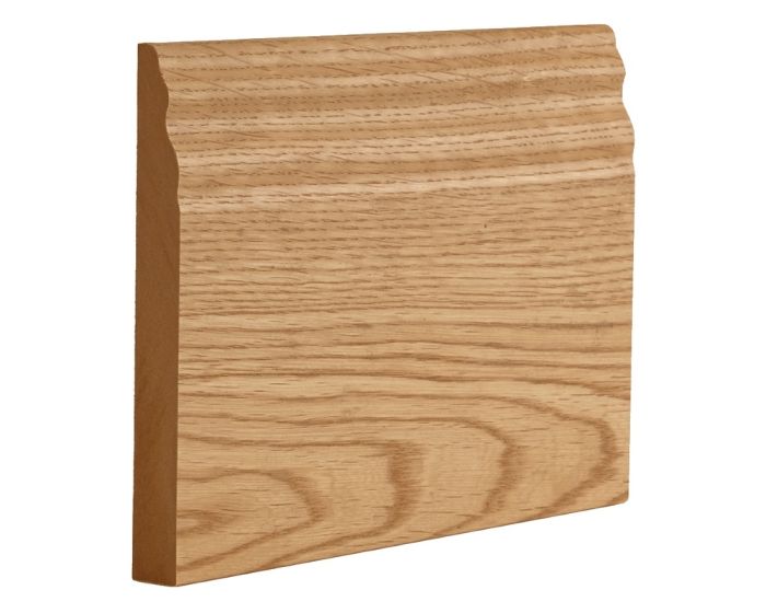 Oak Veneer Traditional Skirting Boards Pack Of 4
