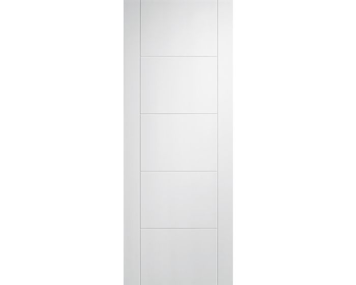 Vancouver 5P White Primed Fire Door