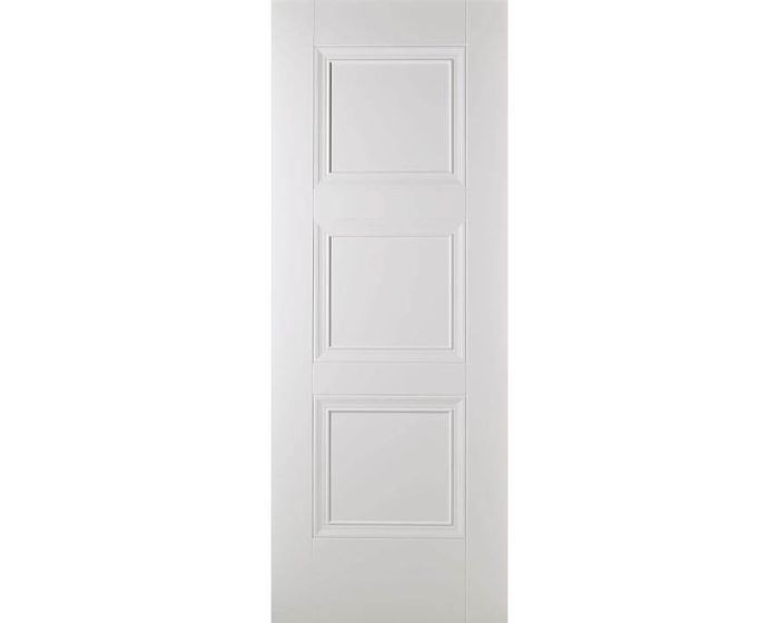 Amsterdam White Primed 3 Panel FD30 Fire Door