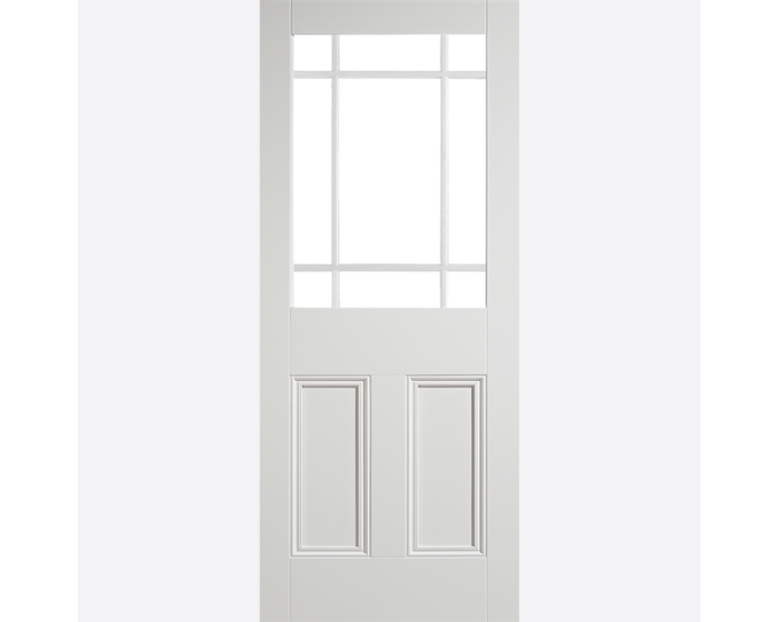 Downham Unglazed 9 Light Internal Primed White Door