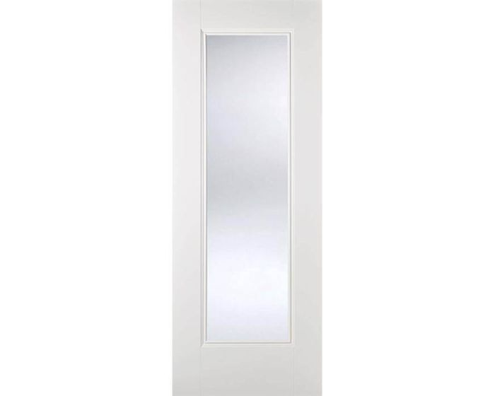 Eindhoven White Primed 1 Panel Glazed Internal Door
