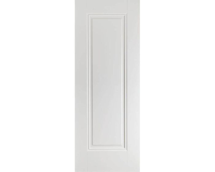 Eindhoven White Primed 1 Panel FD30 Fire Door