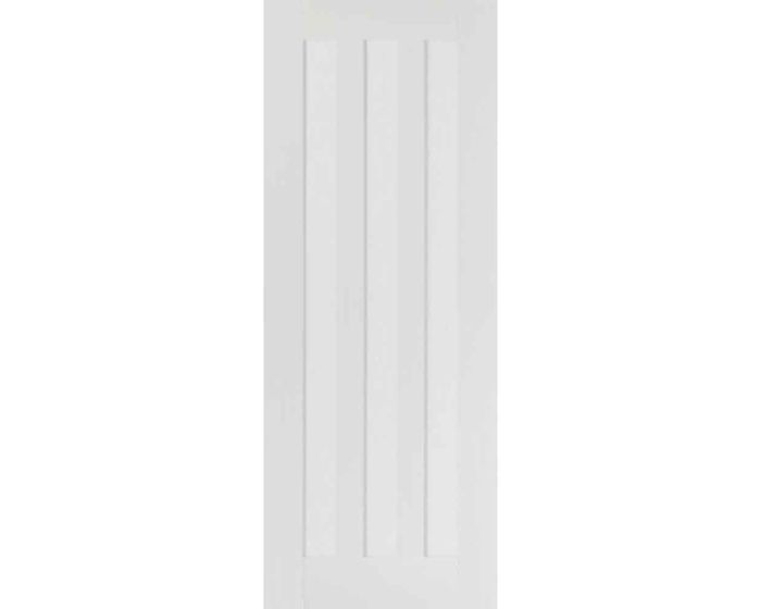 Idaho 3 Panel White Primed FD30 Fire Door