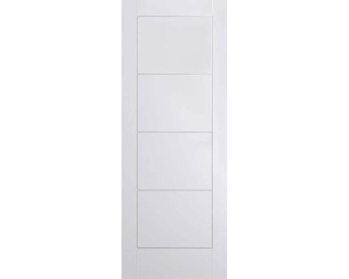 Smooth Ladder White Moulded FD30 Internal Fire Door