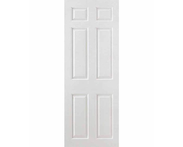 Smooth 6 Panel White Moulded FD30 Internal Fire Door