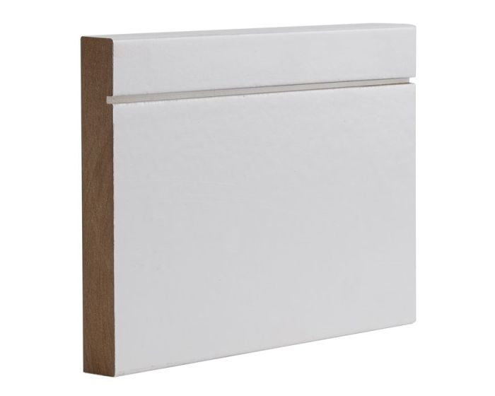 White Primed Shaker Skirting Boards - Internal Doors™