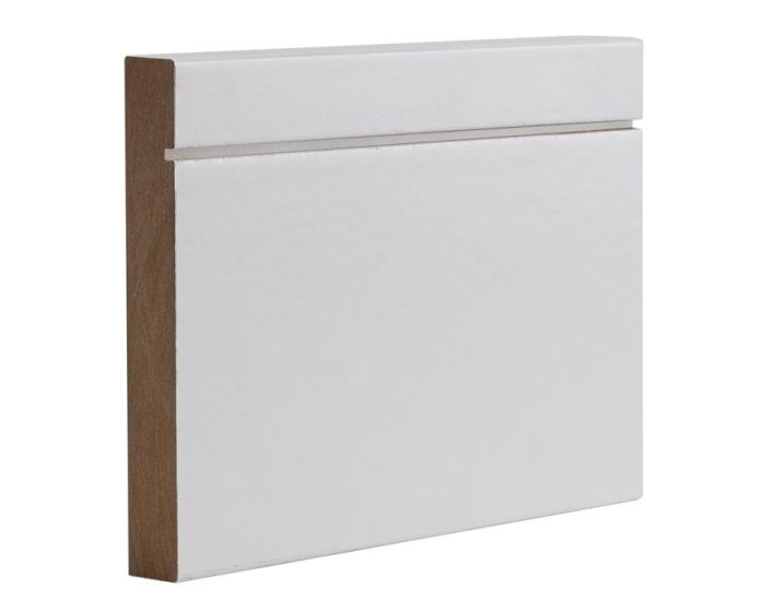White Primed Shaker Skirting Boards Pack Of 4