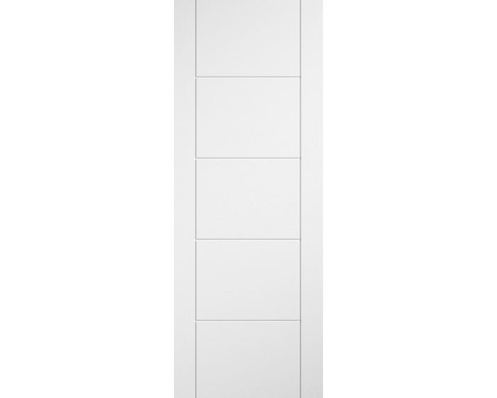 Ladder White Prefinished Laminate Internal Door