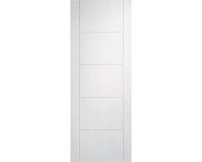 White Primed Linear Internal Door