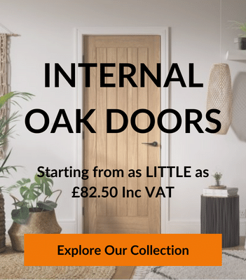 Contemporary Internal Oak Door for Modern Home - Prices from £82.50