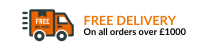 Enjoy Free Delivery on All Orders Over £1000 - Save on Shipping