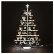 Dobbies White Metal LED Decorated Tree - £17.50 