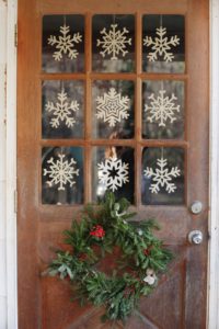 winter wonderland christmas door decorations
